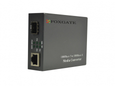1000Base-TX SFP медиаконвертор с внешним БП